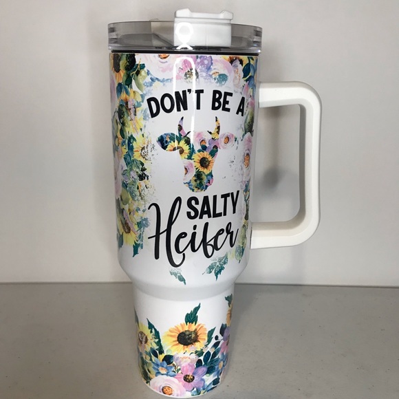 40oz baby cow tumbler,cow tumbler,highland cow tumbler - Picture 3 of 3